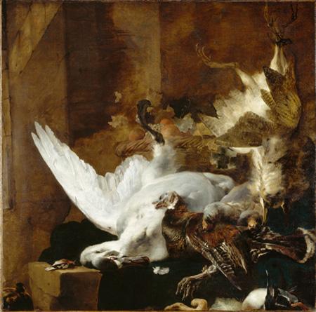 Jan Baptist Weenix Still Life with a Dead Swan Germany oil painting art